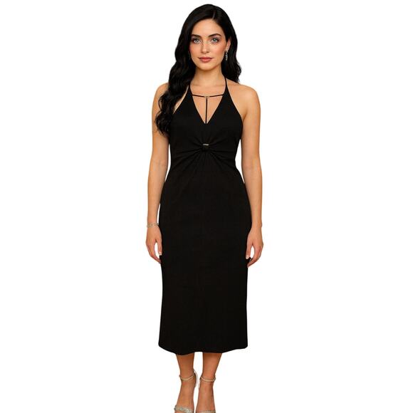 Free People - Sin City Black Knot Dress - Size S - Picture 1 of 15